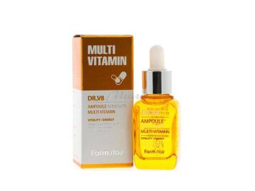 Сыворотка для лица FARMSTAY Multi Vitamin DR-V8 Ampoule Solution Multi Vitamin с витаминами, 30 мл на акции в магазинах Мила