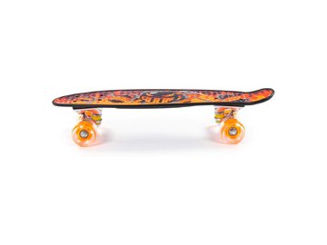 Доска роликовая Полесье 89601 (56 см) с наклейкой и оранжевыми колёсами в Мозыре 5 элемент