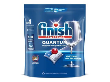 Таблетки для посудомоечной машины Finish Powerball Quantum (100 шт)