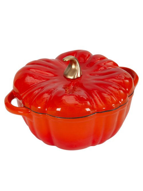 Кокот чугунный эмалированный Pumpkin 3 л, фото 7 из 15