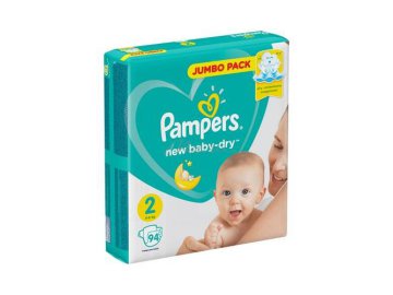 Детские одноразовые подгузники Pampers new baby-dry  (4-8кг) 94 шт