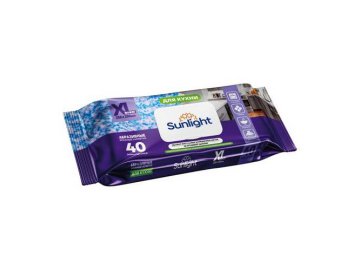 Салфетки влажные SUNLIGHT для кухни абразивные, 40 шт
