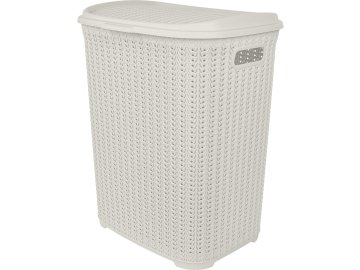 Корзина для белья Plast Team Melange 65л 463х406х507 мм молочный туман в Минске Ома