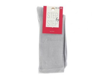Носки женские STEP BY STEP резинка, серый, размер 25, артикул НЖ 9008-40