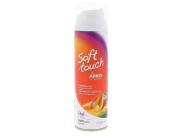 Мила акции Красносельский - Гель для бритья ARKO Soft Touch Тропическая свежесть Манго и Мандарин для чувствительной кожи, 200 мл