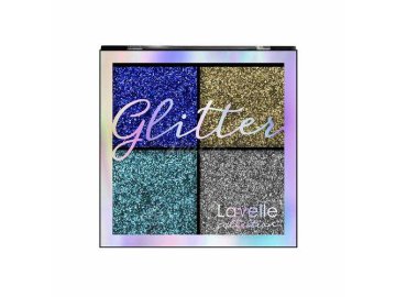 Палетка теней для век LAVELLE Collection Glitter, тон 01, 7 г