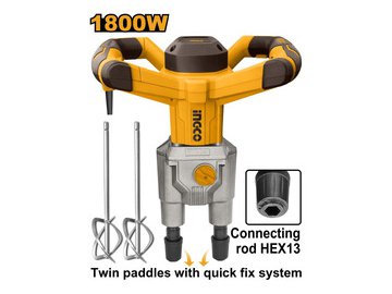 Строительный миксер Ingco MX218008