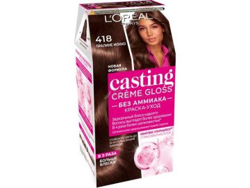Краска для волос L'OREAL Casting Crème Gloss, тон 418 пралине-мокко, 180 мл