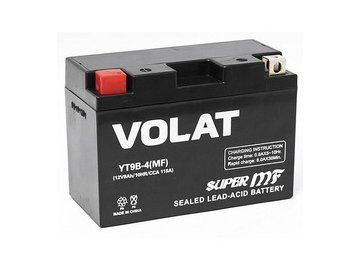 Мотоаккумулятор VOLAT YT9B-4 8Ah (MF) L+