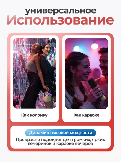 Портативное караоке Y-1, фото 6 из 51