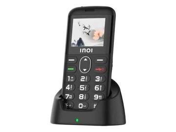 Мобильный телефон INOI 148 Senior 4G + ЗУ WC-112 (черный)
