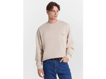 Свитшот мужской бежевый с печатью в Лепеле Марк Формель
