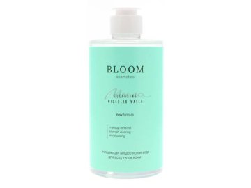 Акции Милы Дзержинск Только в сети «Мила» - Вода мицеллярная BLOOM cosmetics очищающая для всех типов кожи, 445 мл