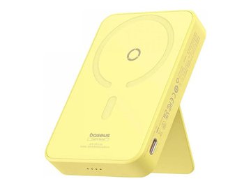 Внешний аккумулятор Baseus MagPro Magnetic Bracket Wireless Fast-Charging Power Bank 20W 5000mAh (желтый)
