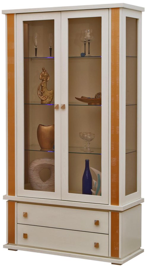 Шкаф с витриной «Тунис» П6.343.0.20 (П343.20Ш), фото 5 из 24