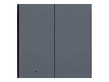 Умный выключатель Aqara Smart Wall Switch H1 WS-EUK04-G двухклавишный c нейтралью (графит)