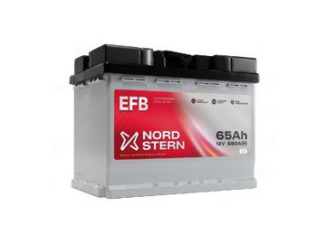 Автомобильный аккумулятор NORD STERN NS650F EFB R+ (65 Ah)