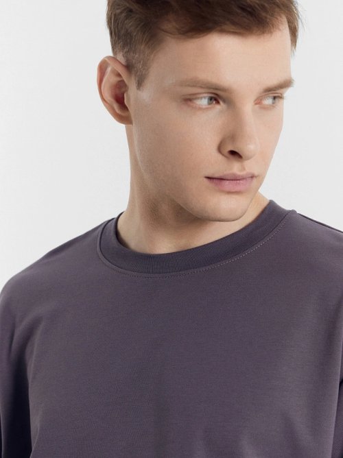 Футболка мужская в сером цвете, фото 5 из 6