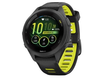 Garmin Forerunner 265S 42 мм (черный корпус/черно-желтый ремешок) в Бобруйске МТС