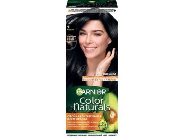 Крем-краска для волос GARNIER Color naturals, тон 1 черный, 110 мл