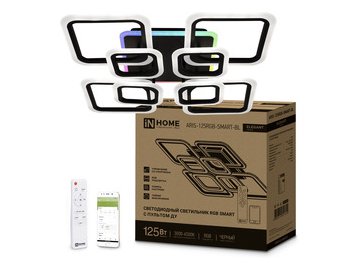 Припотолочная люстра In Home Aris-125RGB-SMART-BL 125Вт