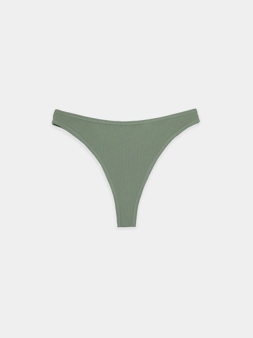 Трусы женские бразилиана в зеленом цвете, фото 6 из 6