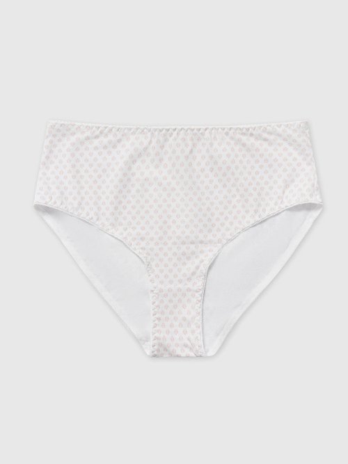 Трусы женские макси белые с мелким узором, фото 9 из 9