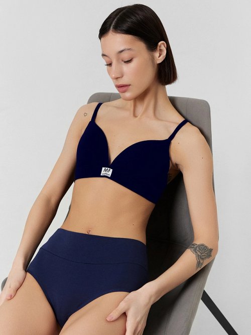 Трусы макси женские синие, фото 7 из 24