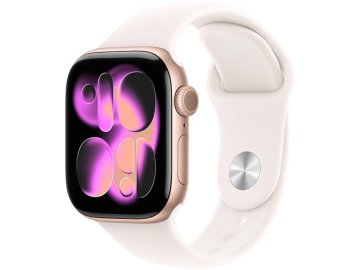 Apple Watch Series 11 42 мм (золото/розовый, M/L) в Минске МТС