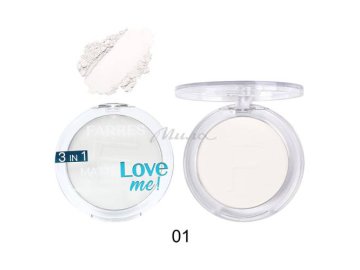 Пудра для лица FARRES Love me! 3 in 1, тон 01