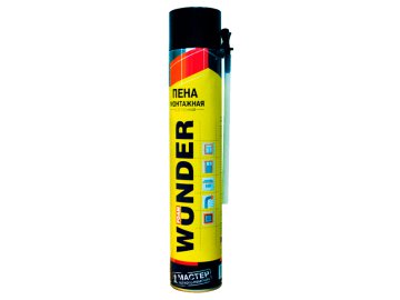 Пена монтажная бытовая WUNDER Foam всесезонная 660 мл