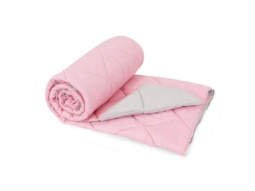 Покрывало детское Bubble, цвет розовый + серый