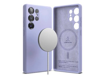Чехол Ringke SILICONE MAGNETIC для Galaxy S25 Ultra LAVENDER
