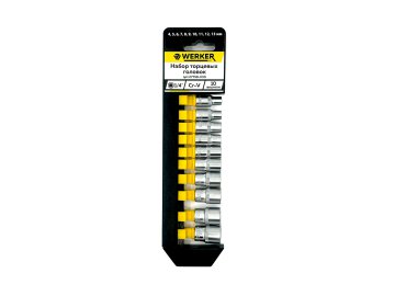 Набор торцевых головок Werker 1/4" 10 предметов 27758-H10