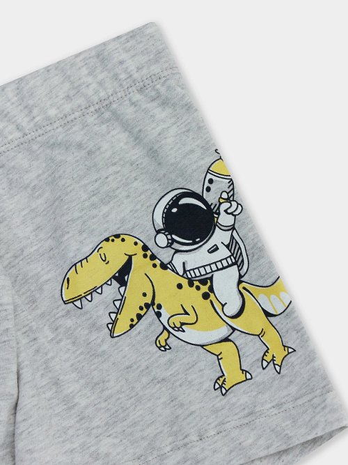 Трусы для мальчиков серые с принтом, фото 3 из 9