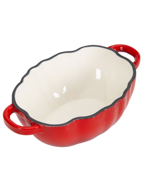 Кокотница чугунная эмалированная Tomato mini 0,48 л, фото 13 из 15