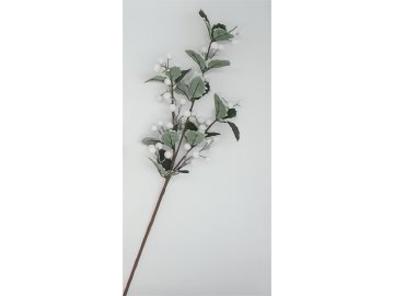 Искусственная ветка Leaves&White Berries, арт. HE2202C-326 в Минске Ома