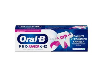 Паста зубная для детей ORAL-B Pro-Junior Мягкий Вкус, 75 мл