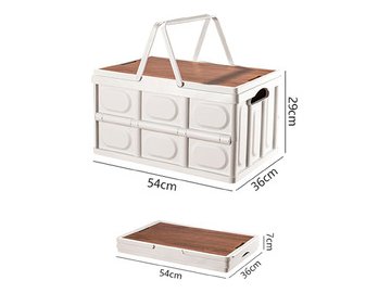 Органайзер складной со столиком и ручками Happy Home HH-001 (белый) 50л. в Мозыре 5 элемент