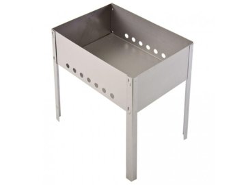 Мангал сборный Lesnikovo "Отдых" 350х250х350мм, без шампуров, в пленке (арт.МНГ35) в Бобруйске Ома