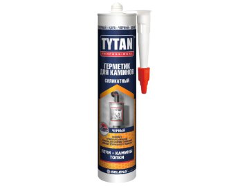 Герметик для каминов черный Tytan Professional 280 мл