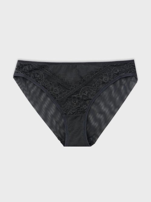 Трусы женские слипы в сером цвете, фото 8 из 8