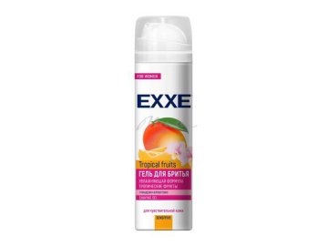 Гель для бритья EXXE Sensitive Tropical fruits, 200 мл Мила