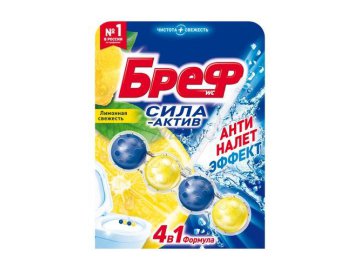 Средство чистящее д/унитаза БРЕФ Сила-актив Лимонная свежесть 50г