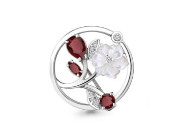 Брошь Aquamarine, серебро 925 проба в Могилеве 7 Карат