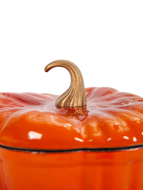 Кокотница чугунная эмалированная, Pumpkin-1, 0,5L, фото 14 из 14