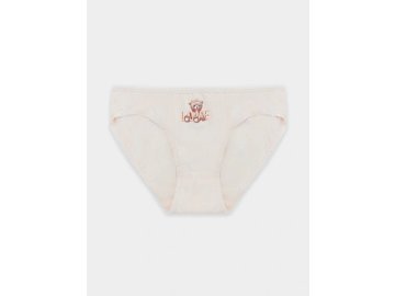 Трусы для девочек слипы нежно-розовые с мишкой