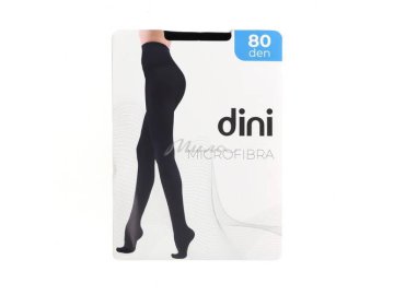 Колготки женские DINI Classic Microfibra, nero, размер 3, 80 ден