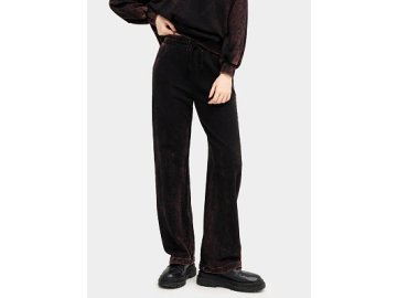 Брюки женские черные с оригинальным принтом Марк Формель