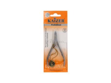 Кусачки KAIZER маникюрные, двухпружинные, ручная алмазная заточка, матовые 403009